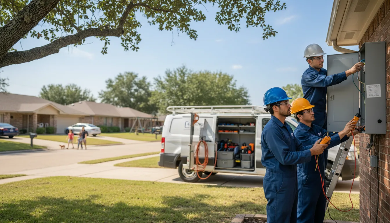 Certified electrician providing emergency electrical services in Benld, IL